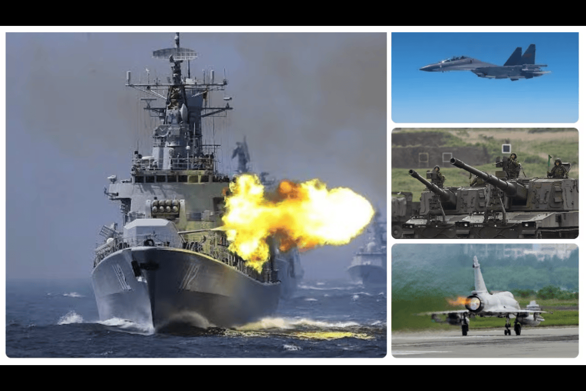 China despliega ejercicios militares con fuego real cerca de Taiwán y aumenta la tensión en Asia-Pacífico