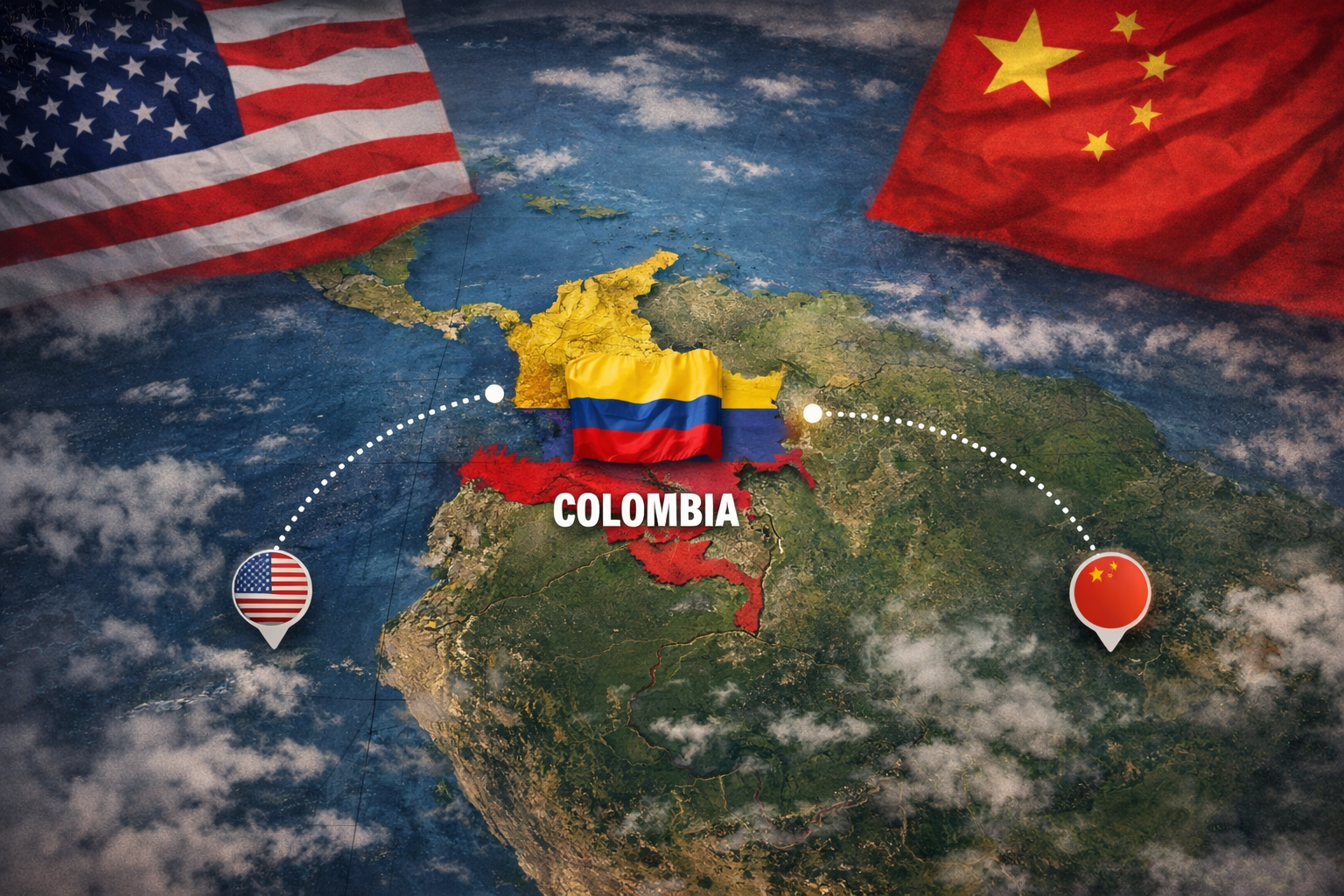 Entre EE. UU. y China: Colombia ante el pulso geopolítico de las grandes potencias